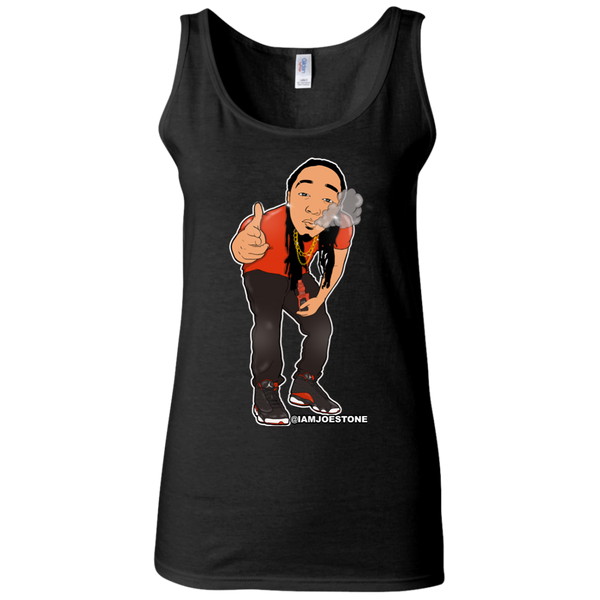Joe Stone Cartoon Ladies' Softstyle Fitted Tank - This Is A Campaign iAmJoeStone